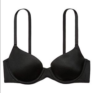 Victoria's Secret Lined Demi Bra Black Size 32 DDD
